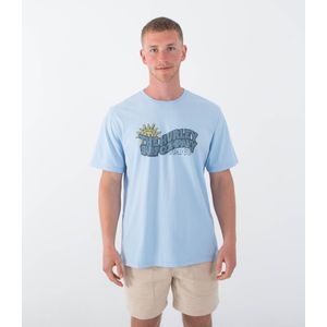 T-shirt kurzarm männer - naturally stoked|eiffel blue|xl