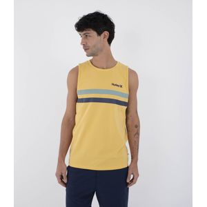 T-shirt tank männer - oceancare stripes|pebble|m