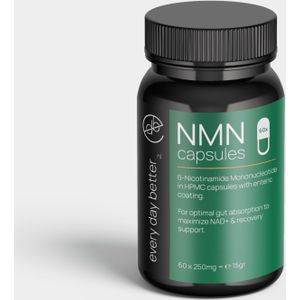 NMN Capsules 60x250mg – Zuiver NMN Supplement voor NAD+ & Herstel | Every Day Better
