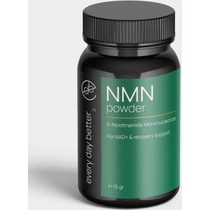 NMN Poeder Supplement 15g | Meer dan 99.5% Puur NAD+ Booster | Every Day Better
