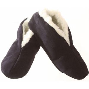 Spaanse sloffen bernardino donkerblauw kinderen