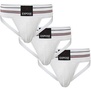 Expose Jockstrap - Ondergoed - Wit - 3 pack