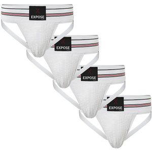 Expose Jockstrap - Ondergoed - Wit - 4 pack