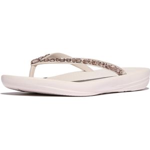 FitFlop - iQushion Multi-Crystal - Flip-Flops - Nude Rose - Waterbestendig, Ergonomisch Ontworpen