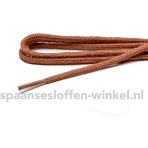 Schoenveters cognac fijn rond dikte 3 mm 90 cm