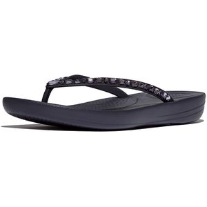 FitFlop - iQushion Multi-Crystal - Flip-Flops - Midnight Navy - Waterbestendig, Ergonomisch Ontwerp