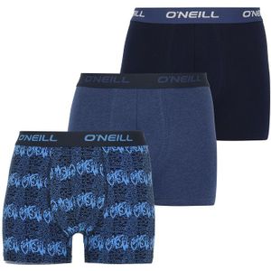 O’Neill Boxershorts Heren 3-Pack – Donkerblauw & Lichtblauw – Comfort Fit – Katoen Stretch