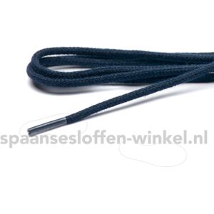 ARIESZZZ - Veters - Kobalt Blauw - Rond - 120 cm - 100% Katoen
