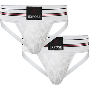 Expose Jockstrap - Ondergoed - wit - 2 pack
