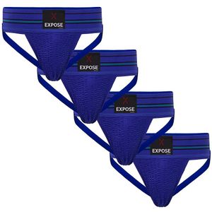 Expose Jockstrap - Ondergoed - Blauw - 4 pack