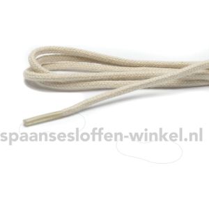 Schoenveters - Ecru - Rond - 100% Katoen - Lengte 70 cm