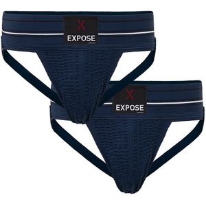 Expose Jockstrap - Ondergoed - Navy - 2 pack