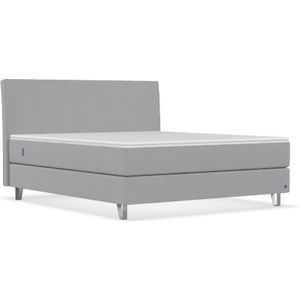 BRUNO Original boxspring 200x200cm in Licht grijs | Bekroond design volgens Duitse kwaliteitsmaatstaven