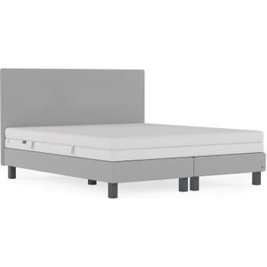 BRUNO Comfort boxspring 140x200cm in Licht grijs | 100 jaar kwaliteitservaring voor de beste prijs