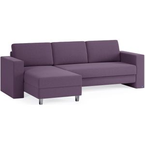 BRUNO Slaapbank 140cm in Paars