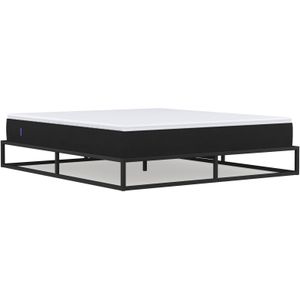 BRUNO Metalen Bed 180x200cm zwart incl. lattenbodem