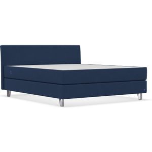BRUNO Original boxspring 140x200cm in Blauw | Bekroond design volgens Duitse kwaliteitsmaatstaven