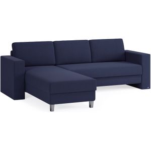 BRUNO Slaapbank 140cm in Blauw
