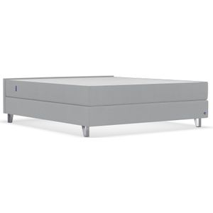 BRUNO Original boxspring 200x200cm in Licht grijs | Bekroond design volgens Duitse kwaliteitsmaatstaven