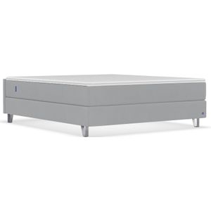 BRUNO Original boxspring 200x200cm in Licht grijs | Bekroond design volgens Duitse kwaliteitsmaatstaven