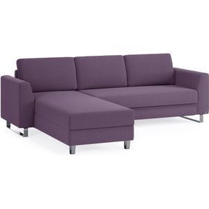 BRUNO Slaapbank 140cm in Paars