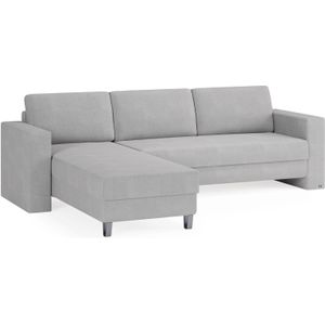 BRUNO Slaapbank 160cm in Licht grijs