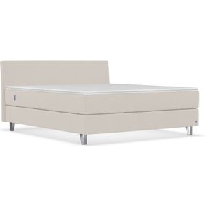 BRUNO Original boxspring 160x200cm in Beige | Bekroond design volgens Duitse kwaliteitsmaatstaven
