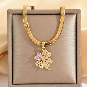 Lucky Hearts™ | Klavertje Vier Ketting - Zarandi Amsterdam