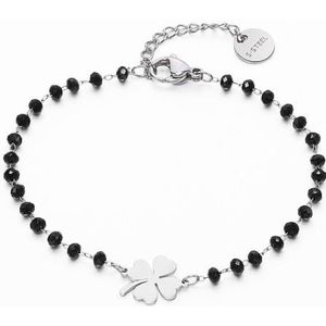 Klavertje Vier Armband Goud en Zilver