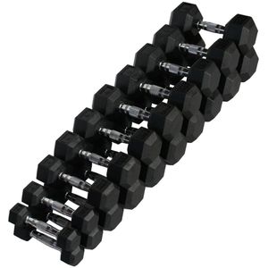Sportbay® Hexa Dumbbellset (1 -10 kg) - 110 kg
