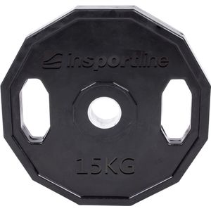 Insportline olympische schijf met rubberen coating (50 mm)