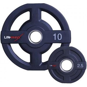 Lifemaxx PU olympische halterschijven