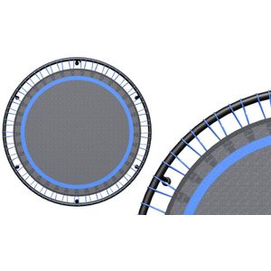 Flexbounce fitness trampoline 125 cm (Blauw)