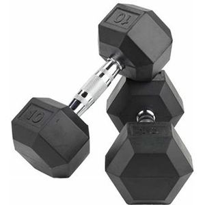 Lifemaxx Hexagon dumbbellset (2,5 - 40kg) per 2 stuks