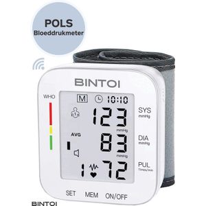 Bintoi® BXE200 - Bloeddrukmeter Pols - Hartslagmeter