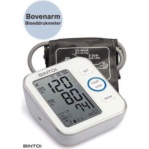 Bintoi® BX200 - Bloeddrukmeter Bovenarm - Hartslagmeter - Incl. Opbergtas en Batterijen - 2 Gebruikers