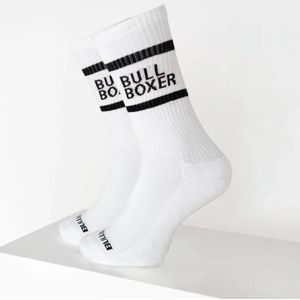 Bullboxer Heren Sokken Wit 2-Pack | Maat 39-42 | 75% Katoen