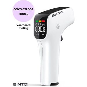 Bintoi® Voorhoofdthermometer – Infrarood – Snelmeting 1 Seconde – Incl. Batterijen