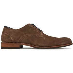 Clarks CraftArlo Lace Bruin – Suède Herenschoenen | Maatloos | Kleur: Bruin