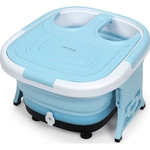 Coast voetbadmassage -apparaat opvouwbaar met afstandsbediening voetbad whirlpool 42 x 40 x 24 cm blauw