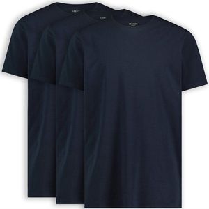 LebasQ - T-shirt 3-Pack - Zwart - Stretchkatoen
