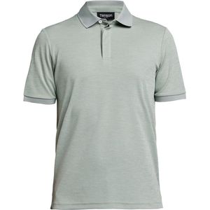 Tenson TXlite Melange Polo Heren - Grijsgroen - 4XL - Sneldrogend - 100% Gerecycled Polyester