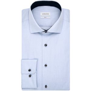 Seidensticker Lichtblauw Business Overhemd – Spread Kent Kraag – Maat 40 – Non Iron – Heren – Regular Fit