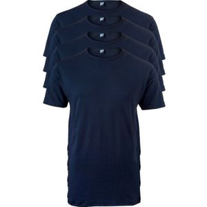 Alan Red - Ottawa - T-Shirts - Blauw - Katoen - 4-Pack