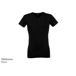 Alan Red - Derby 4Pack - T-Shirt - Zwart - Katoen en Elastan