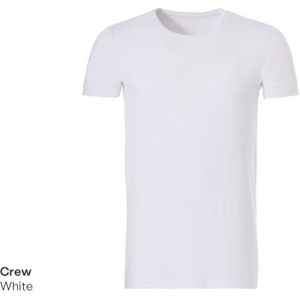 Ten Cate - T-shirt - Wit - Bamboe - Ronde Hals - Ademend
