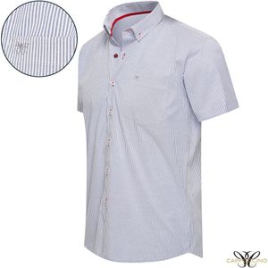 Cappuccino Bronte T-shirt Stripes – Navy – Maat XL