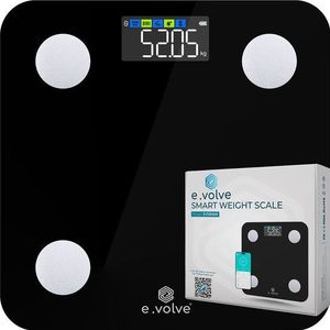 E.volve Weegschaal Personenweegschaal Digitaal - 14 Metingen EV08468