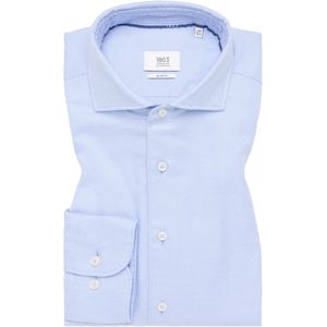 Seidensticker Group - SLIM FIT Shirt - Lichtblauw - Katoen - Gestructureerd