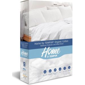 Home by TEMPUR® Matrasbeschermer - Nature – 180 x 210 x 25 cm – Biologisch katoen – Waterdicht - Warmte regulerend – Antimijtbescherming